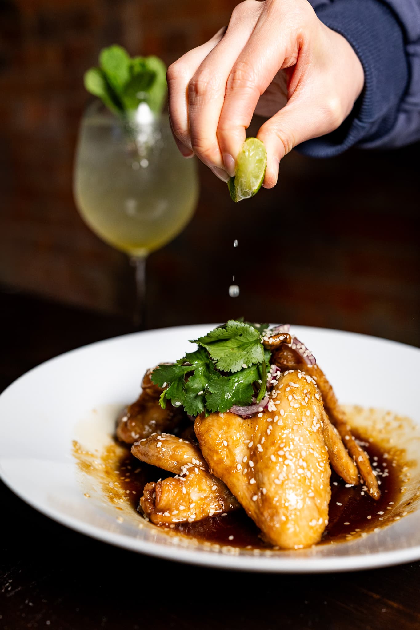 Cornerstone Pub signature dish by Head Chef Stuart Russ - modern Australian pub cuisine with bold flavors and seasonal ingredients in Port Melbourne
