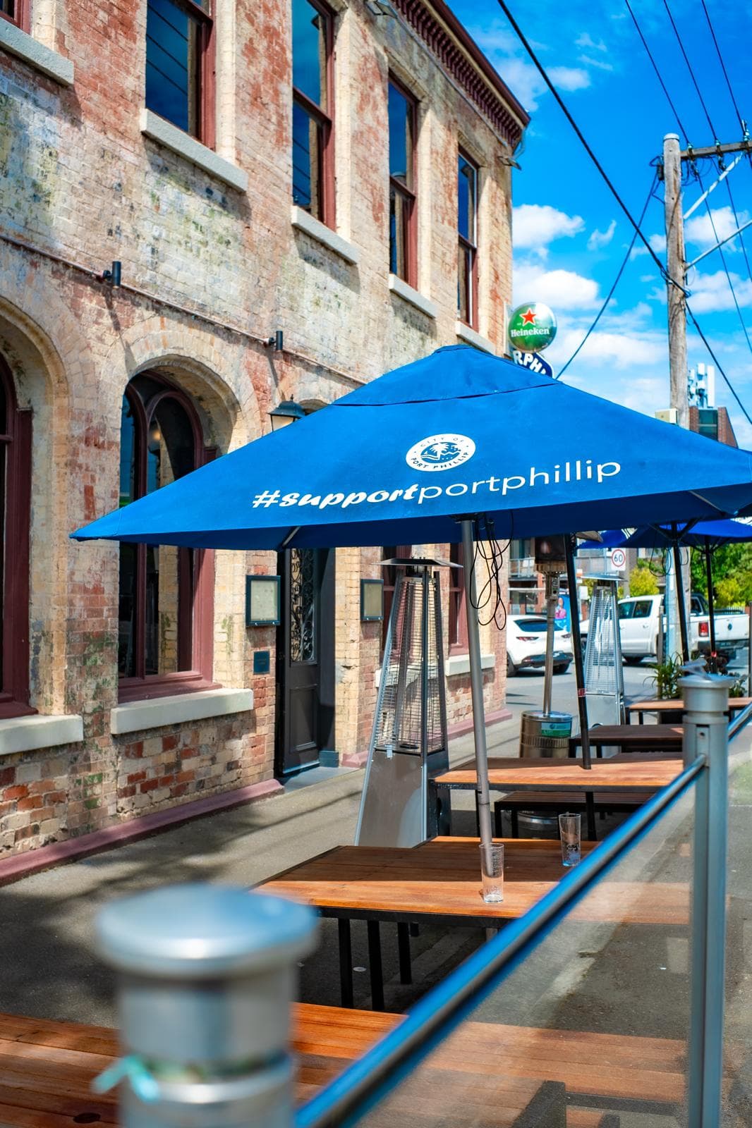 Interior and event spaces at The Cornerstone Pub in Port Melbourne