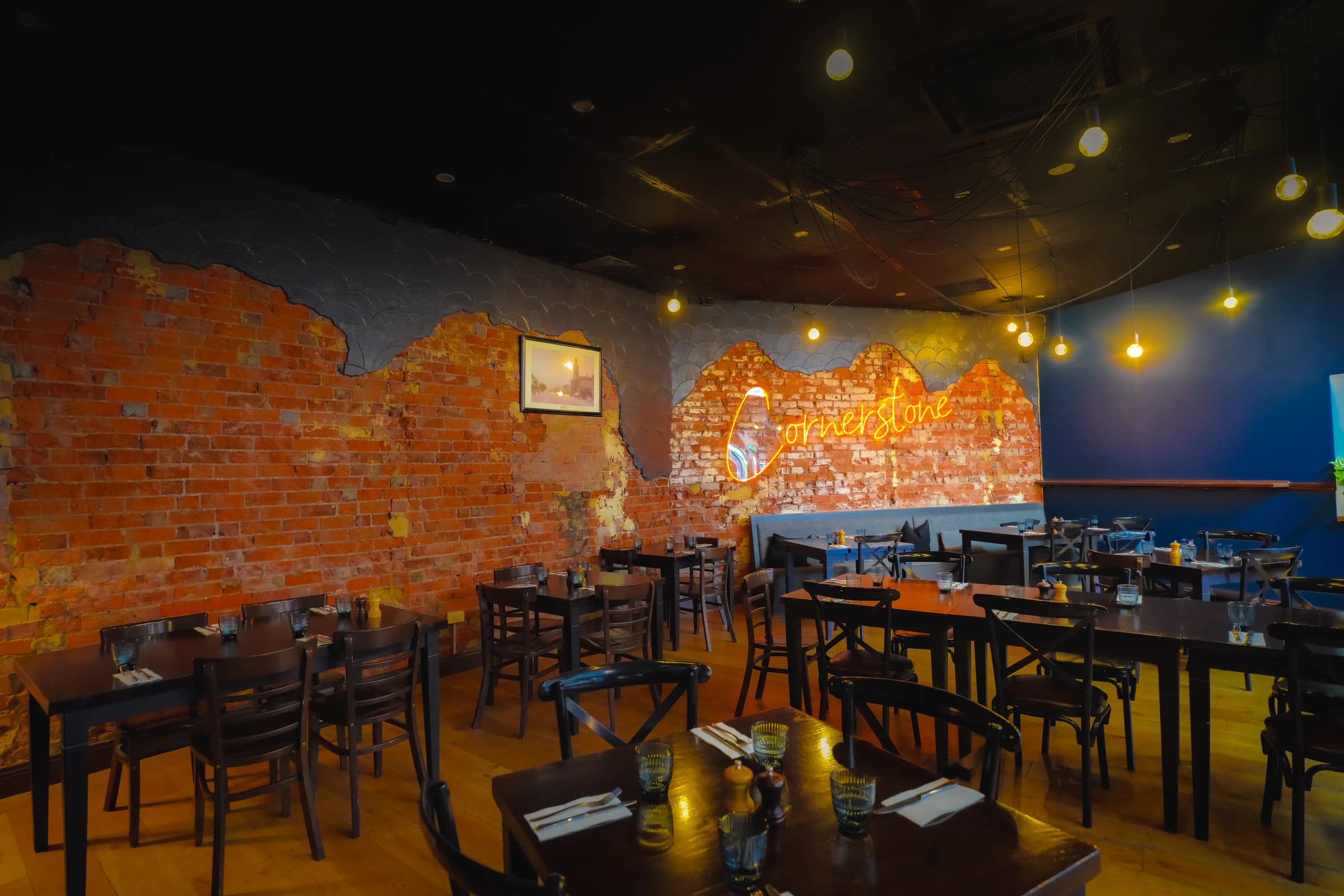 Interior and event spaces at The Cornerstone Pub in Port Melbourne